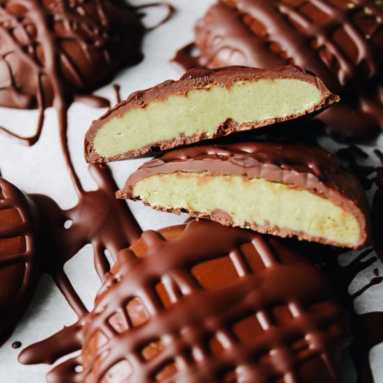 Matcha Cream Chocolate Candies
