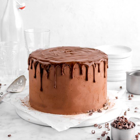 Ultimate Dark Chocolate Layer Cake