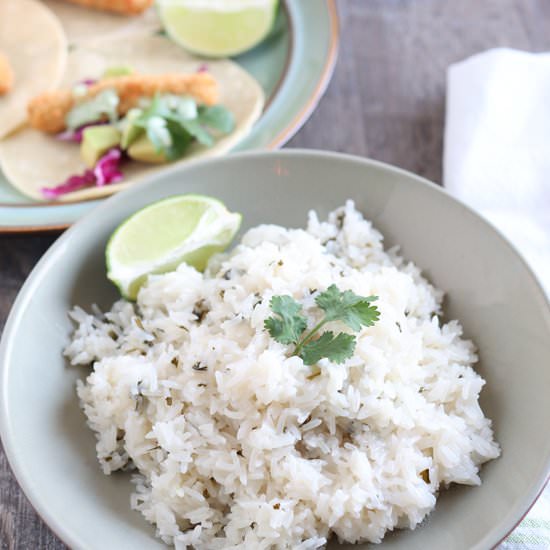 Instant Pot Cilantro Lime Rice
