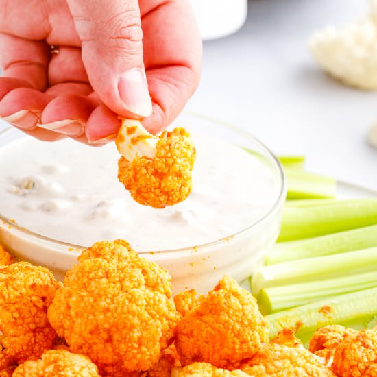 Air Fryer Buffalo Cauliflower