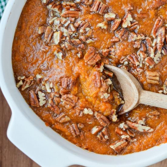 Healthy Sweet Potato Casserole