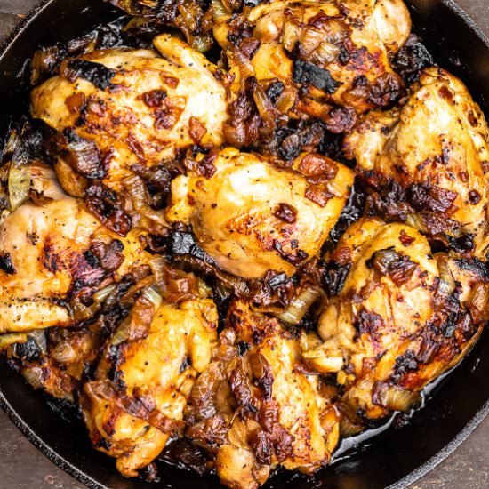 5-Ingredient Skillet Onion Chicken