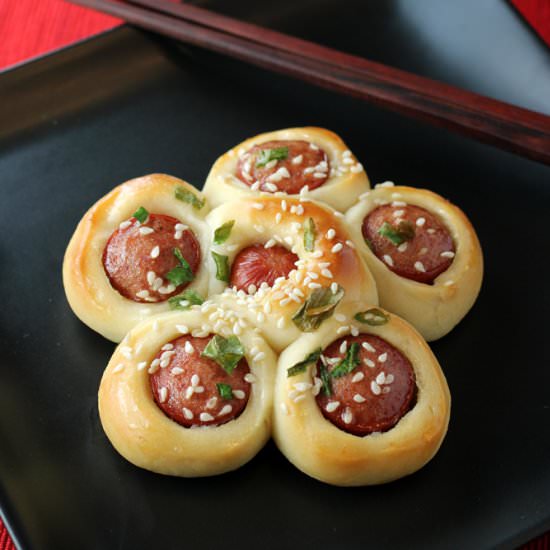 Hot Dog Flower Buns