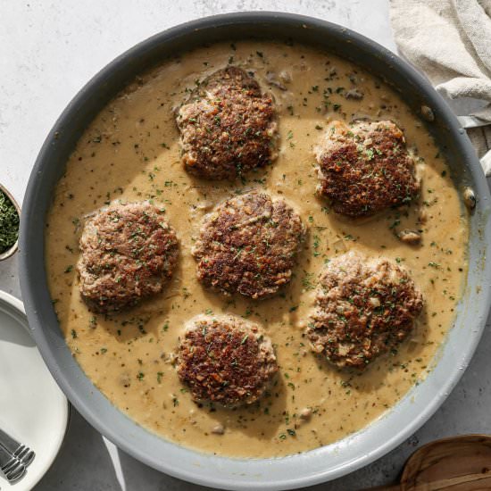 GF Salisbury Steak & Mushroom Gravy