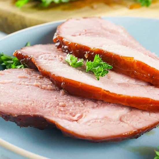 Smoked Ham with Bourbon Glaze