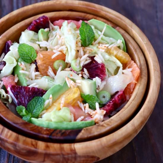 Pickled Ginger Salad with Wasabi