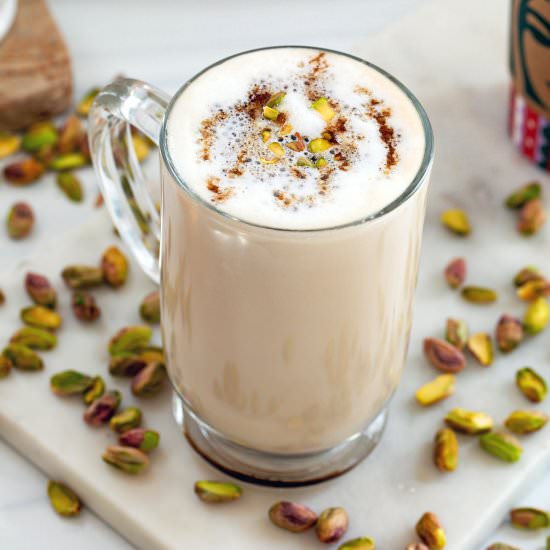 Pistachio Latte {Starbucks Copycat}