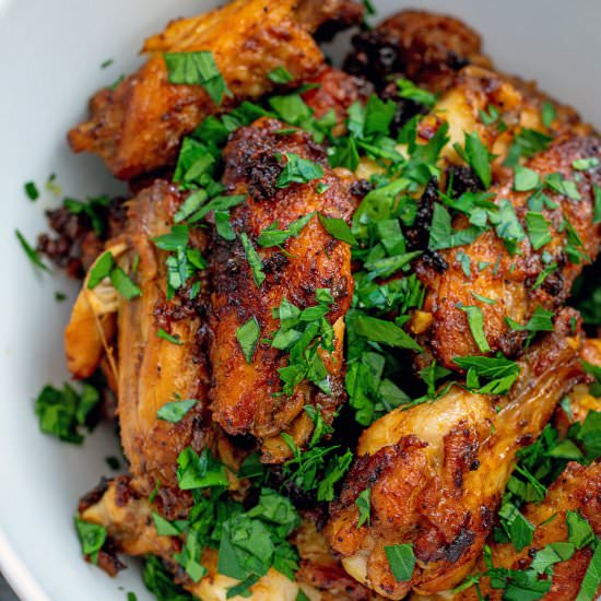 Sizzling Garlic Chicken Wings