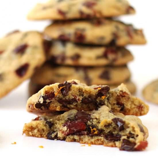 Chewy Chocolate Chip Cranberry Cookies