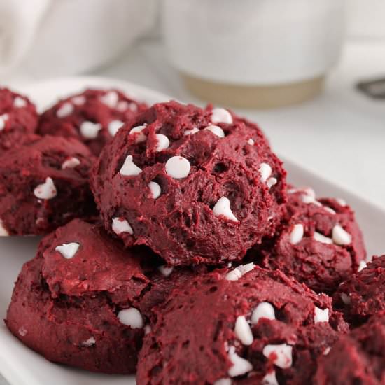 Vegan Red Velvet Cookies