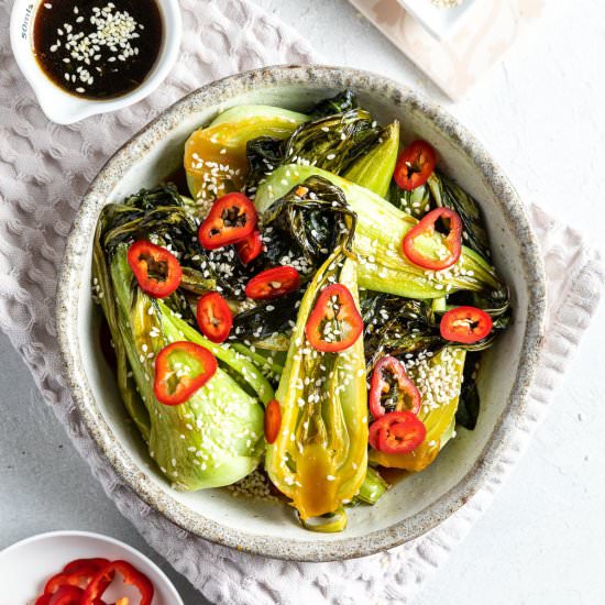 Roasted Bok Choy