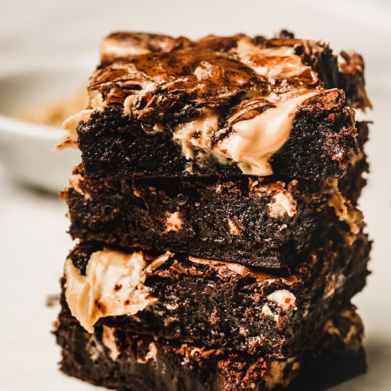 Peanut butter brownies