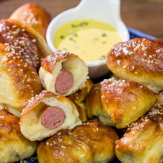 Pretzel Pigs in a Blanket