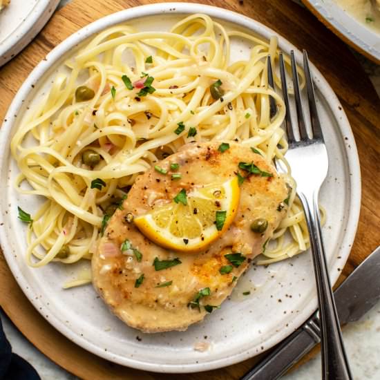 Vegan Chicken Piccata