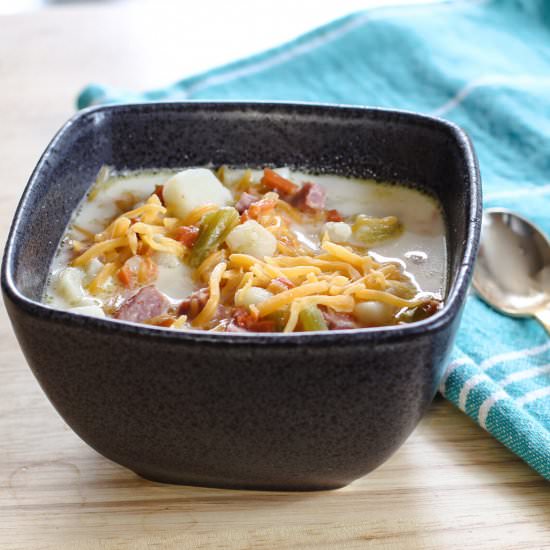 Ham and Potato Soup (Instant Pot)
