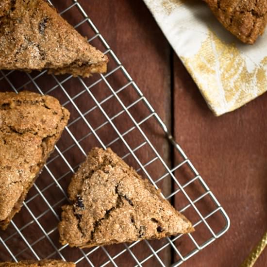 Gingerbread Date-Nut Scones