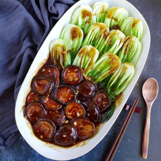 Mushroom with Bok Choy