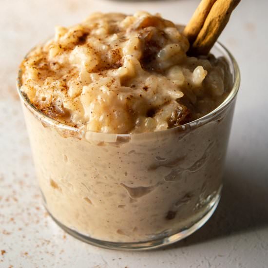 Vegan Rice Pudding (Instant Pot)