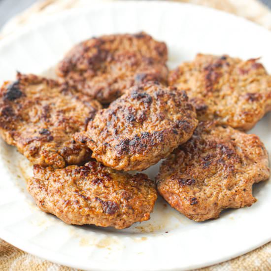 Turkey Sausage Breakfast Pattie
