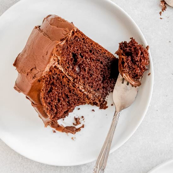 Copycat Portillo’s Chocolate Cake