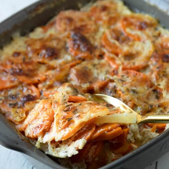 Scalloped Sweet Potatoes