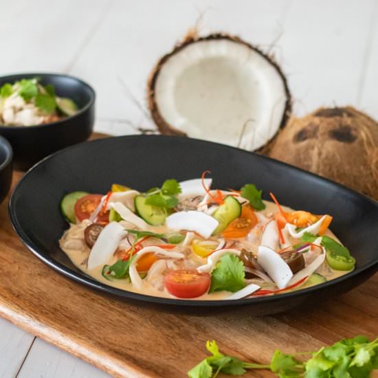 Fijian coconut cured fish salad