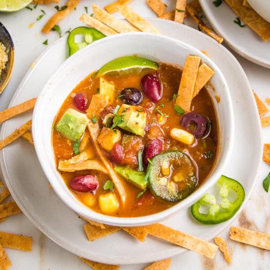 Vegan Taco Soup