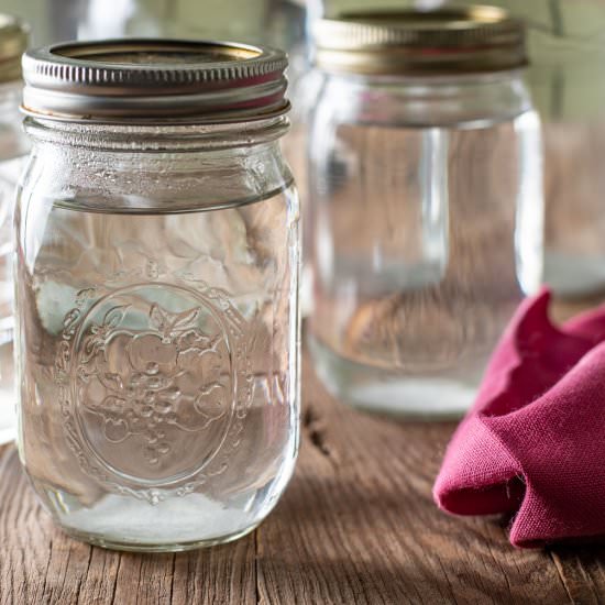 Canning water for Emergencies