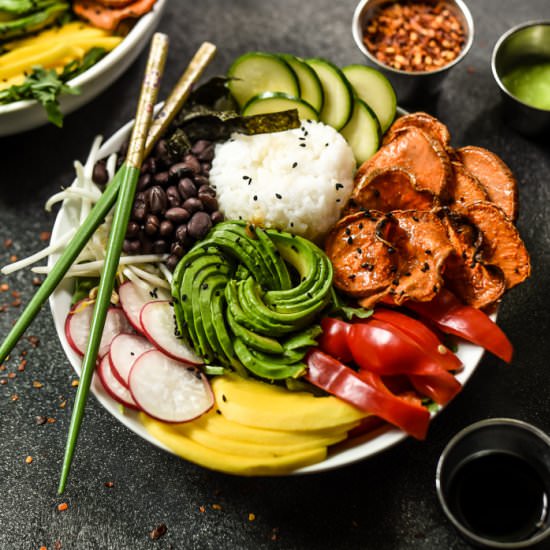 Deconstructed Sushi Veggie Bowls