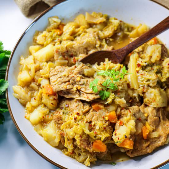 Soy Steak and Vegetable Stew