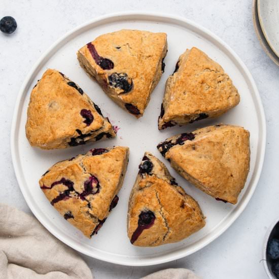 Vegan Blueberry Scones