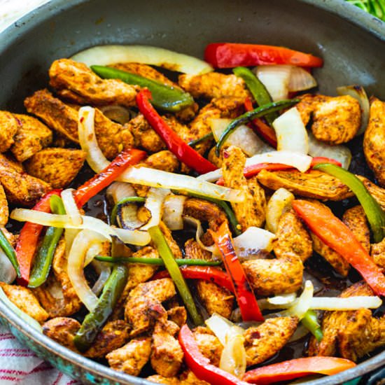 Spicy Chicken Fajitas