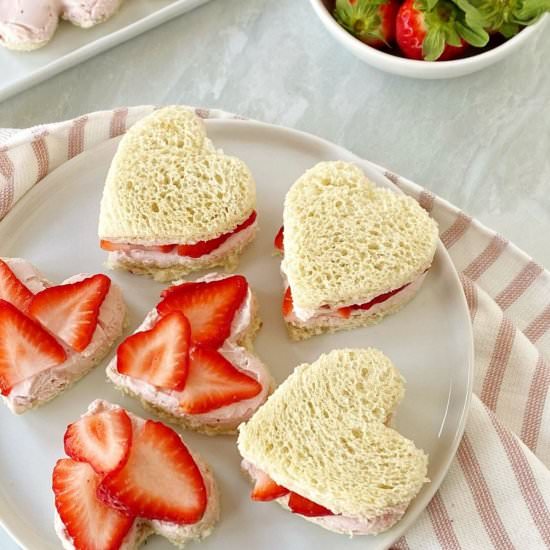 Strawberry Tea Sandwiches