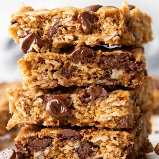 Oatmeal Chocolate Chip Cookie Bars