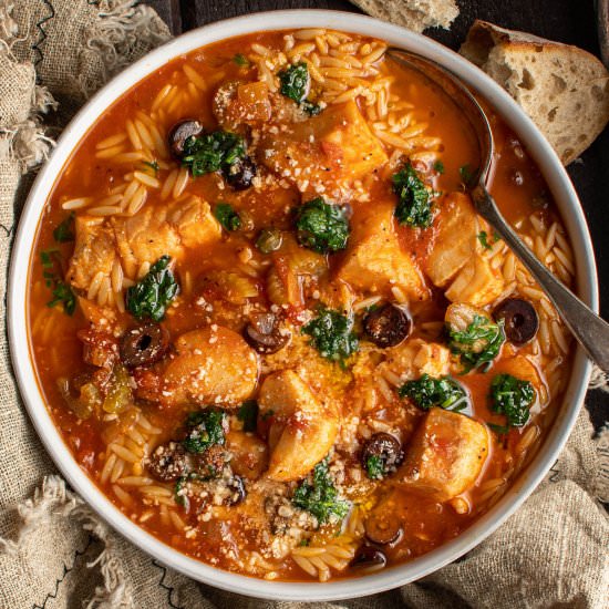 Sicilian style fish stew