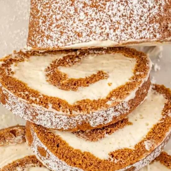 Pumpkin Roll Cake Recipe
