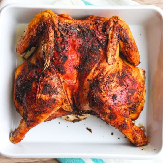 Air Fryer Spatchcock Chicken
