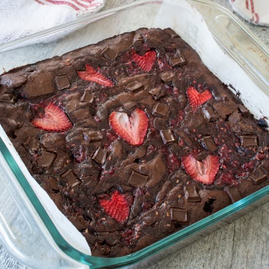Strawberry Brownies