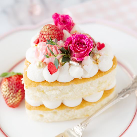 Mini Heart Cakes