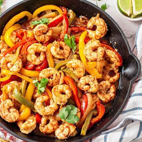 Shrimp Fajitas