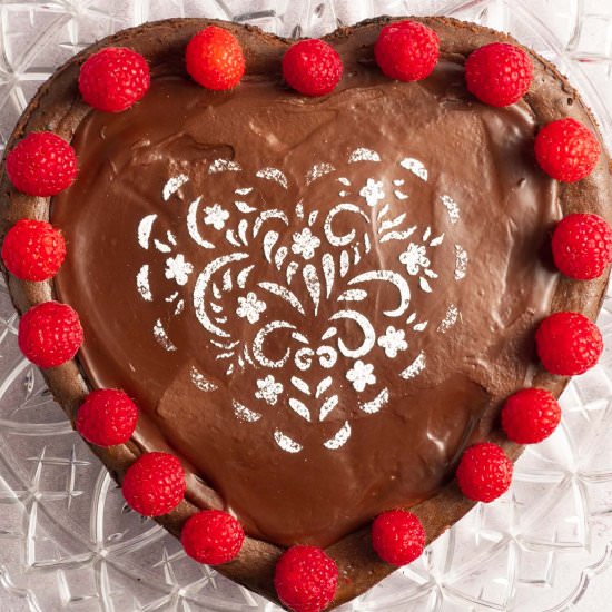 Keto Chocolate Cheesecake
