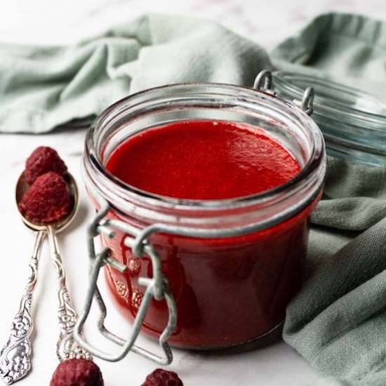 Raspberry coulis