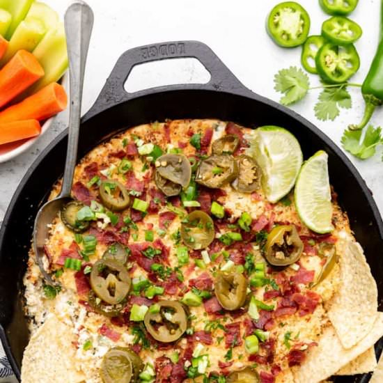 Light Jalapeño Popper Dip