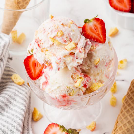 Strawberry Shortcake Ice Cream