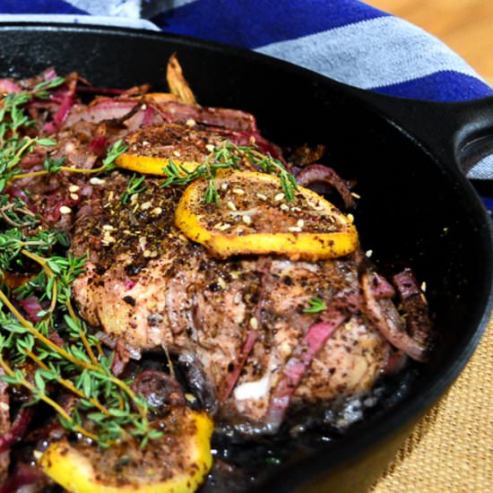 Za’atar Chicken with Lemon