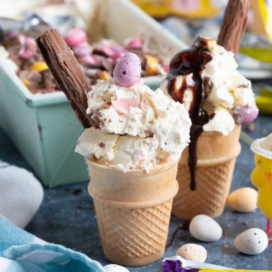 Mini Egg Ice Cream