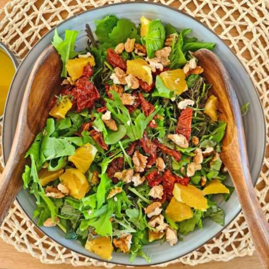 Vitamin Salad with Citrus Dressing