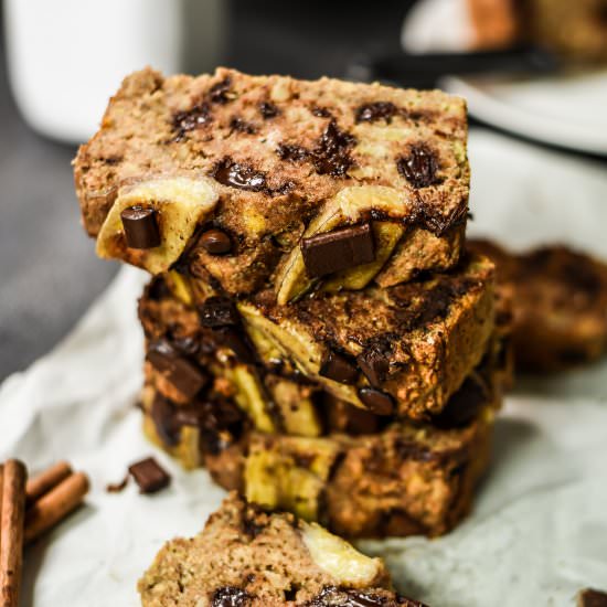 Walnut Chocolate Chunk Banana Bread