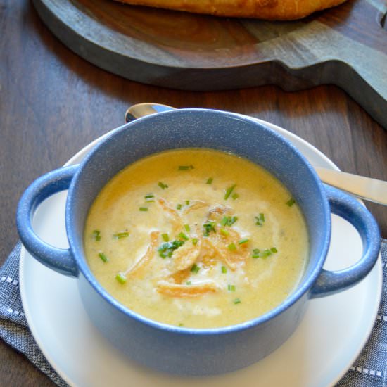 Instant Pot Potato Leek Soup