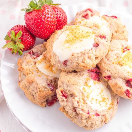 Strawberry Cheesecake Cookies